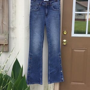 Zara Blue Boot Cut Jeans